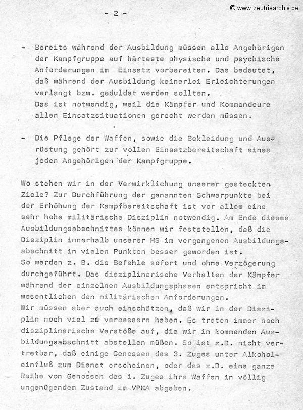 Cronik der Kampfgruppe des VEB Möbelkombinats Möbelkombinates Zeulenroda Zeutrie Zeu Trie Kampfgruppen der Betriebe der DDR