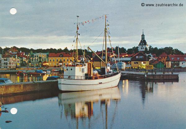 Kartengrüße der Besatzung der MS "Zeulenroda" aus Västervik Schweden