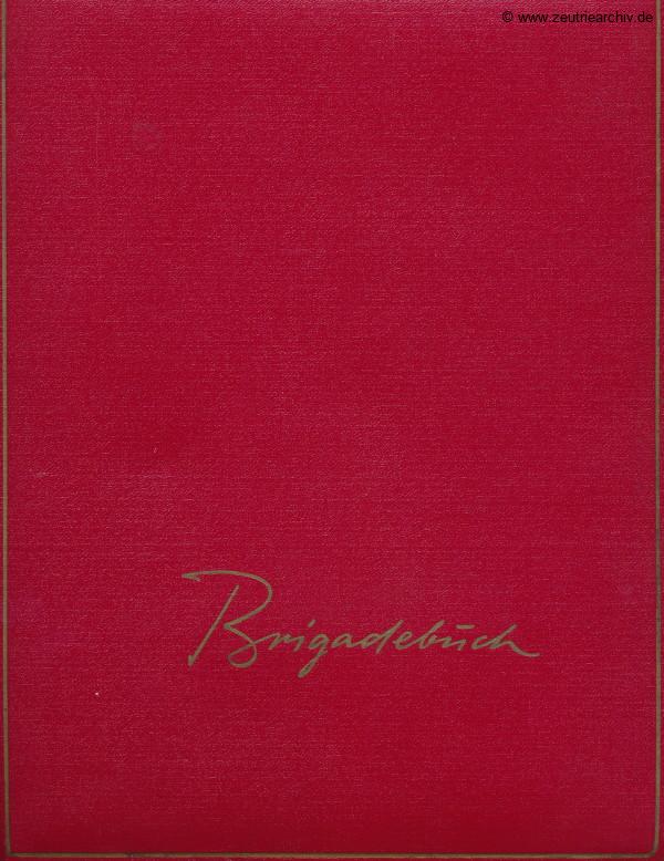 Brigadebuch 3 DWB3 der VEB Metallweberei Neustadt Orla Betriebsteil Zeulenroda DDR