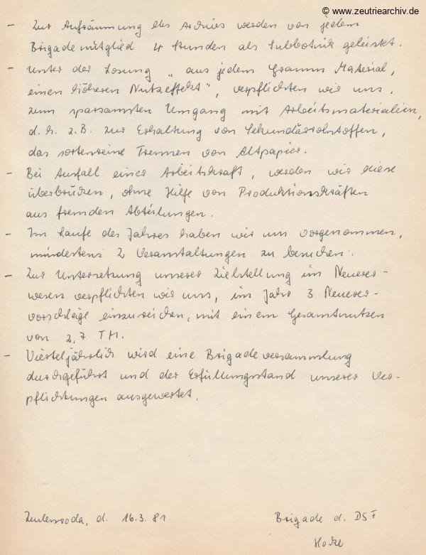 Brigadebuch 3 DWB3 der VEB Metallweberei Neustadt Orla Betriebsteil Zeulenroda DDR