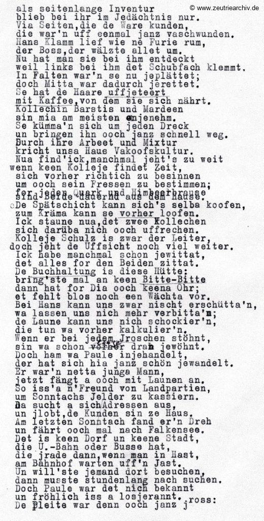 Industrieladen Berlin Zeutrie Möbel Zeulenroda DDR Weihnachten 1957