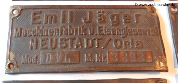 DWLOSE Typenschilder Spulen Verpackung des VEB Metallweberei Neustadt Orla Betriebsteil Zeulenroda Baderschneider Lenzner DDR heute Zeuro Zeutrie Möbel