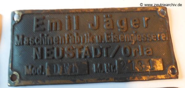DWLOSE Typenschilder Spulen Verpackung des VEB Metallweberei Neustadt Orla Betriebsteil Zeulenroda Baderschneider Lenzner DDR heute Zeuro Zeutrie Möbel