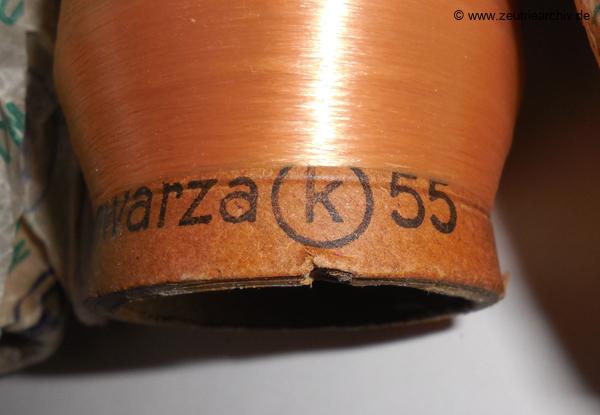 DWLOSE Typenschilder Spulen Verpackung des VEB Metallweberei Neustadt Orla Betriebsteil Zeulenroda Baderschneider Lenzner DDR heute Zeuro Zeutrie Möbel