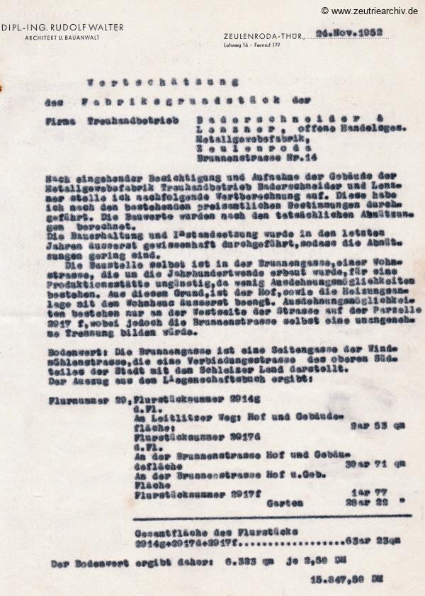 Ordner Grundstücke Gebäude des VEB Metallweberei Neustadt Orla Betriebsteil Zeulenroda Baderschneider Lenzner DDR heute Zeuro Zeutrie Möbel