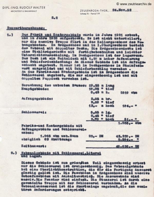 Ordner Grundstücke Gebäude des VEB Metallweberei Neustadt Orla Betriebsteil Zeulenroda Baderschneider Lenzner DDR heute Zeuro Zeutrie Möbel