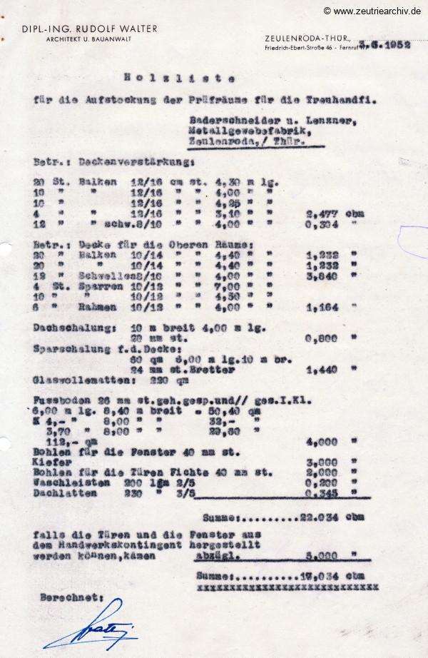 Ordner Bauunterlagen 40er 50er Jahre des VEB Metallweberei Neustadt Orla Betriebsteil Zeulenroda Baderschneider Lenzner DDR heute Zeuro Zeutrie Möbel