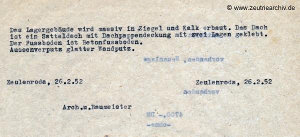 Ordner Lagergebäude des VEB Metallweberei Neustadt Orla Betriebsteil Zeulenroda Baderschneider Lenzner DDR heute Zeuro Zeutrie Möbel