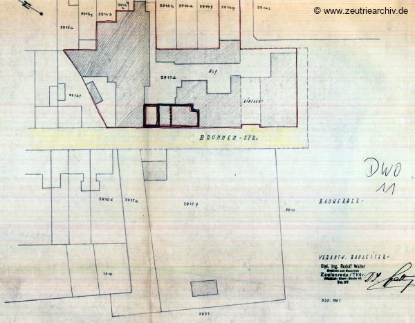 Ordner Zeichnungen Baupläne des VEB Metallweberei Neustadt Orla Betriebsteil Zeulenroda Baderschneider Lenzner DDR heute Zeuro Zeutrie Möbel