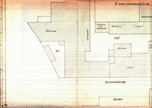 Ordner Zeichnungen Baupläne des VEB Metallweberei Neustadt Orla Betriebsteil Zeulenroda Baderschneider Lenzner DDR heute Zeuro Zeutrie Möbel