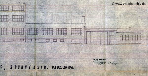 Ordner Zeichnungen Baupläne des VEB Metallweberei Neustadt Orla Betriebsteil Zeulenroda Baderschneider Lenzner DDR heute Zeuro Zeutrie Möbel
